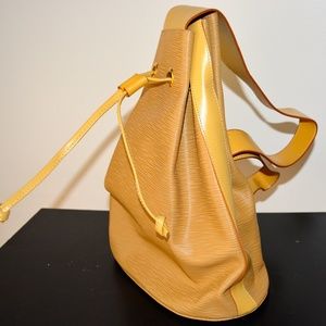 NEW Tan Genuine Ribbed Leather Italian Backpack